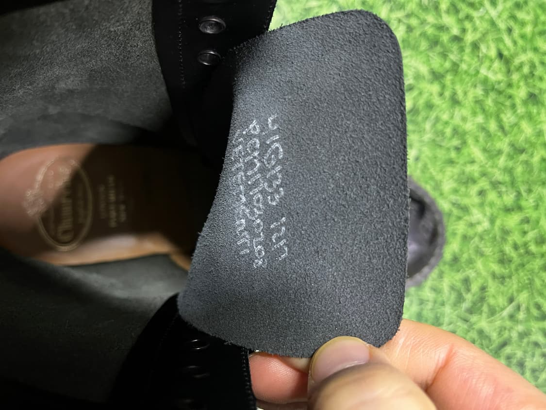 베트멍 x 처치스 음각 레터링 패턴 부츠 구두 상품이미지8