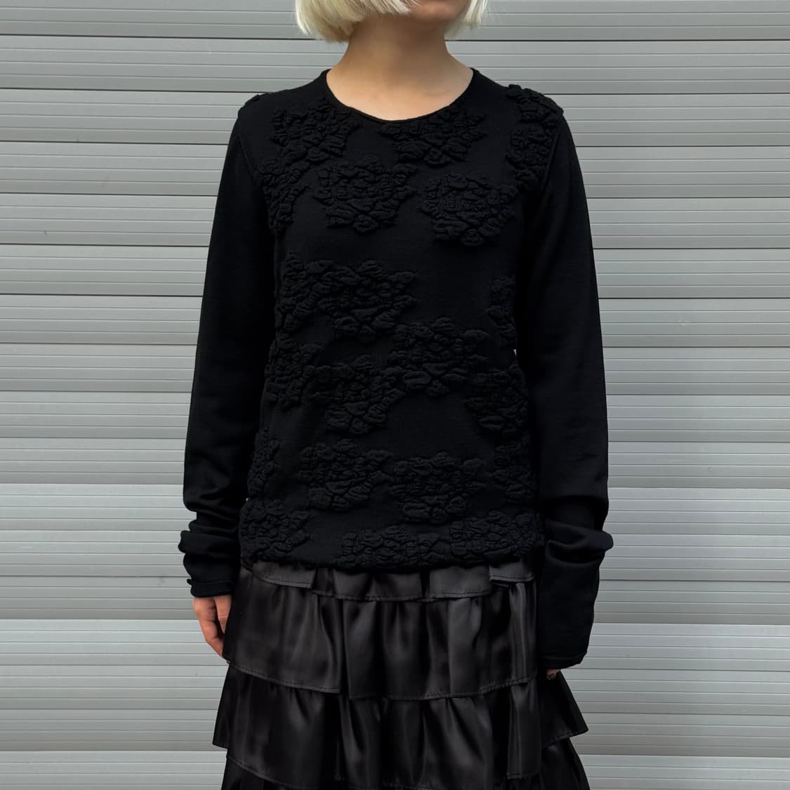 Flower Black Knit 상품이미지9
