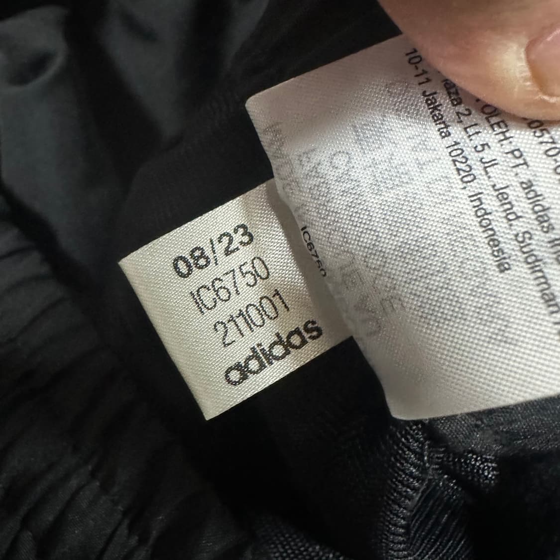 ✨ (바배) 아디다스 조거 블랙 트랙 팬츠  상품이미지5