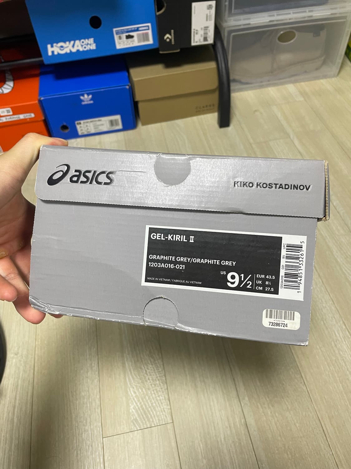 275) 아식스 키코 젤키릴2 그레파이트 그레이 상품이미지6