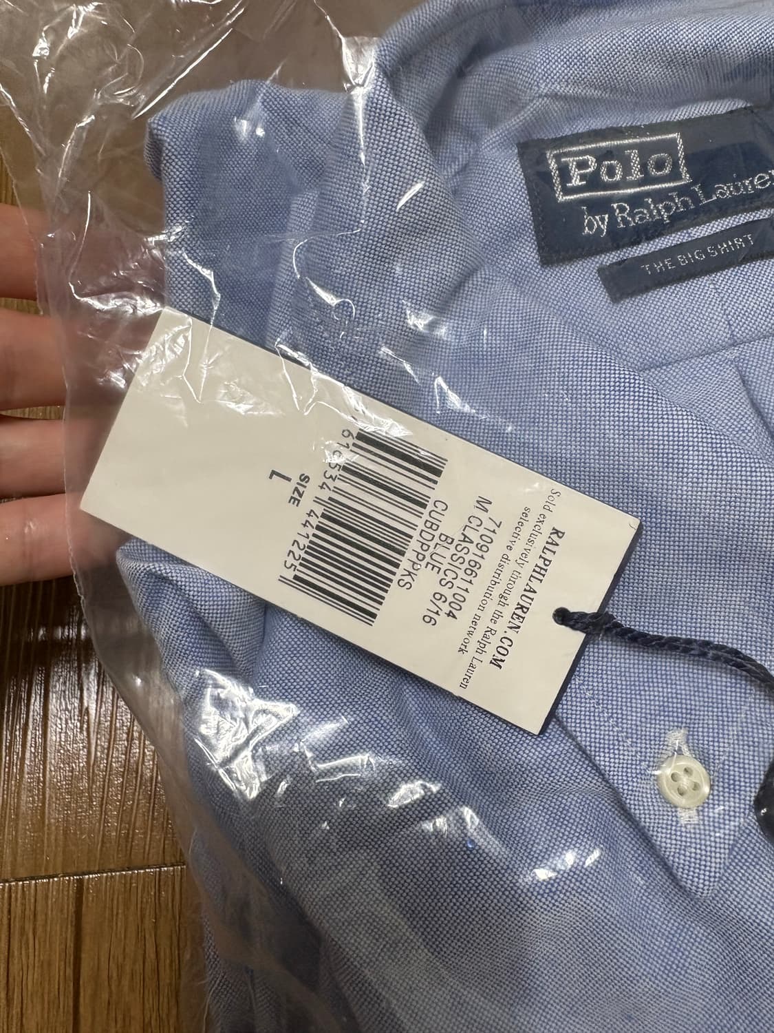 폴로 랄프로렌 빅 셔츠 새상품 상품이미지4