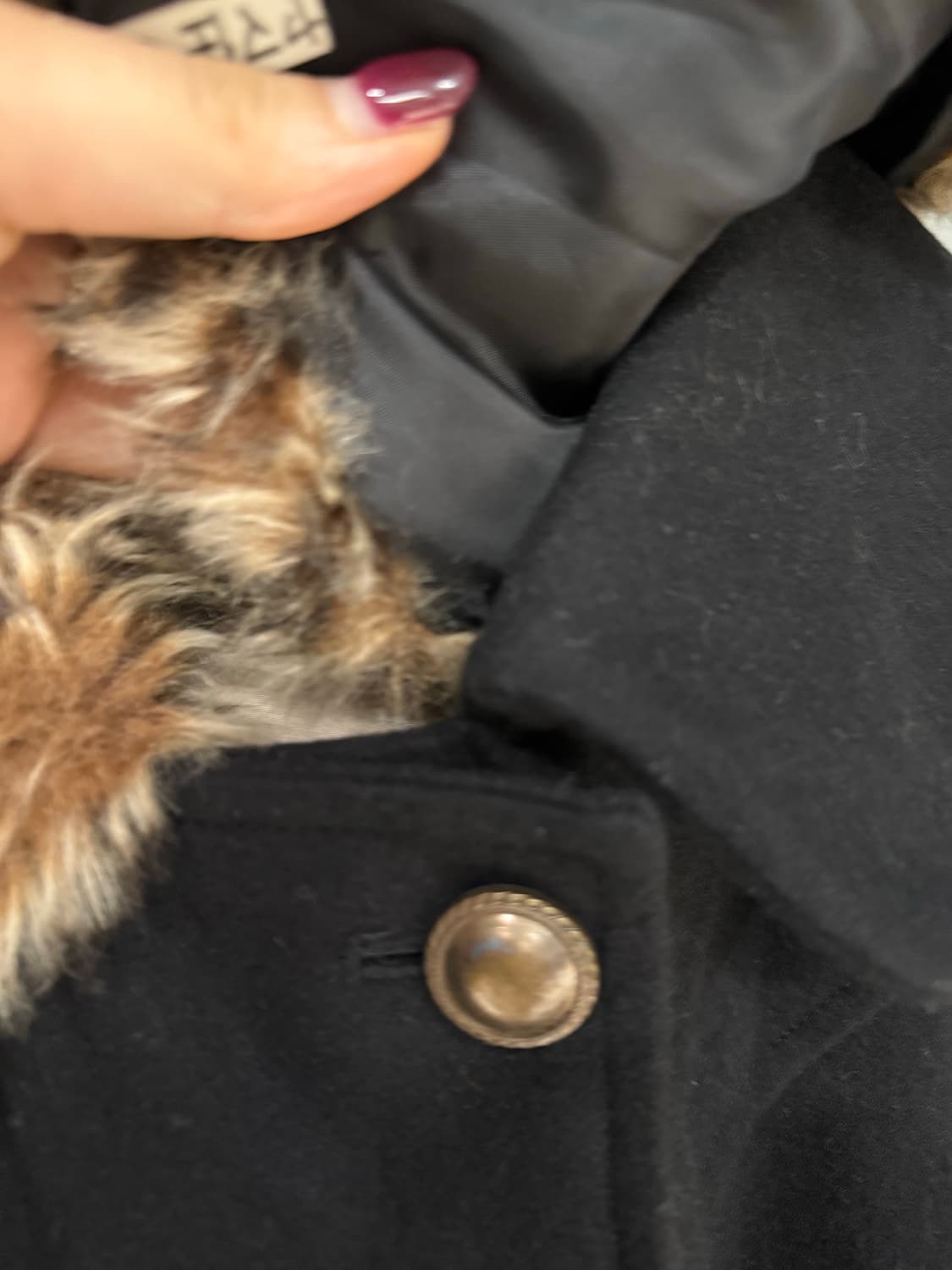 jpn vintage 히메갸루 더블버튼 핀턱 코트 상품이미지6