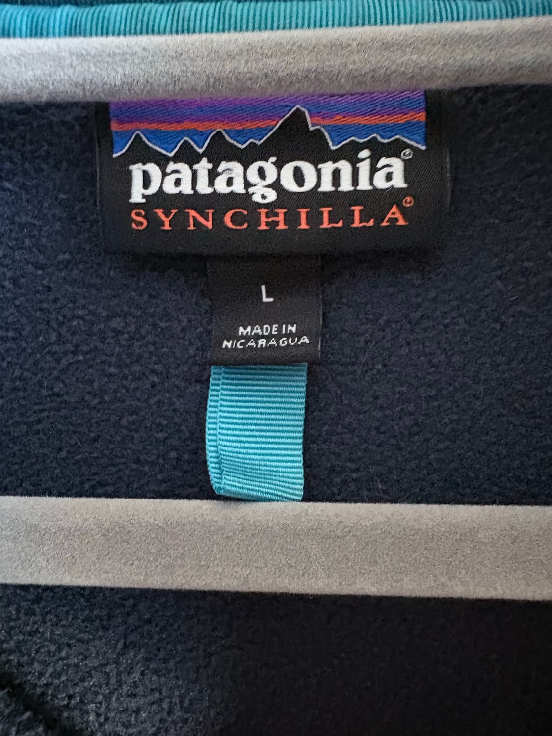 (L) 파타고니아 신칠라 네이비 그레이 투톤 상품이미지5