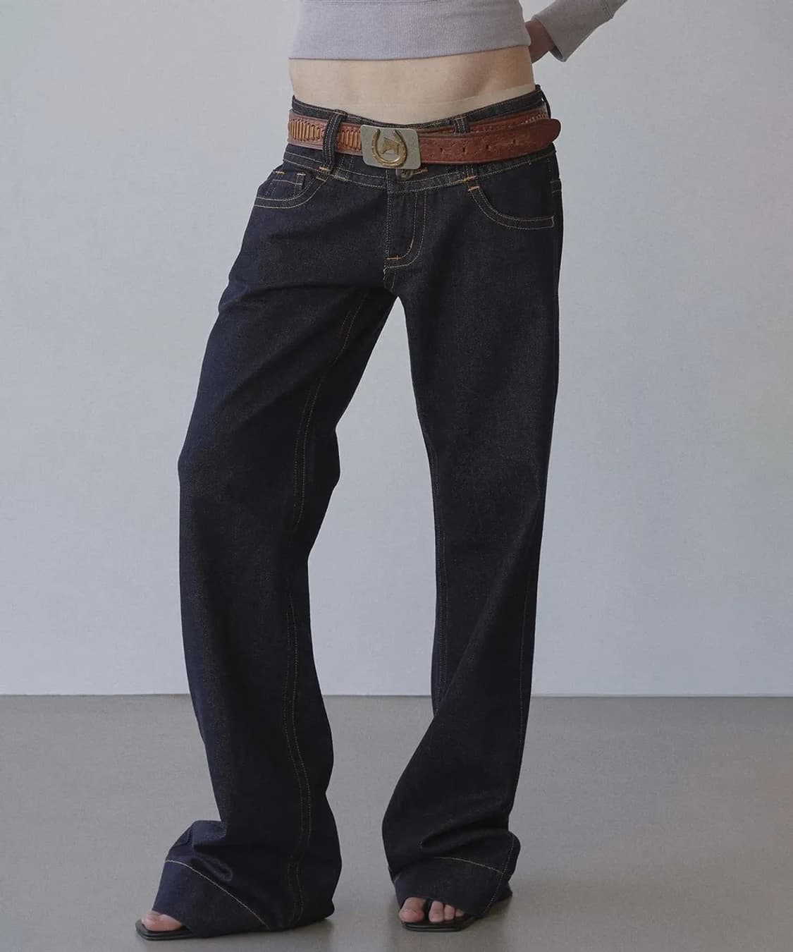 스컬프터 유니온잭 엔지니어드 데님 인디고 m 상품이미지4