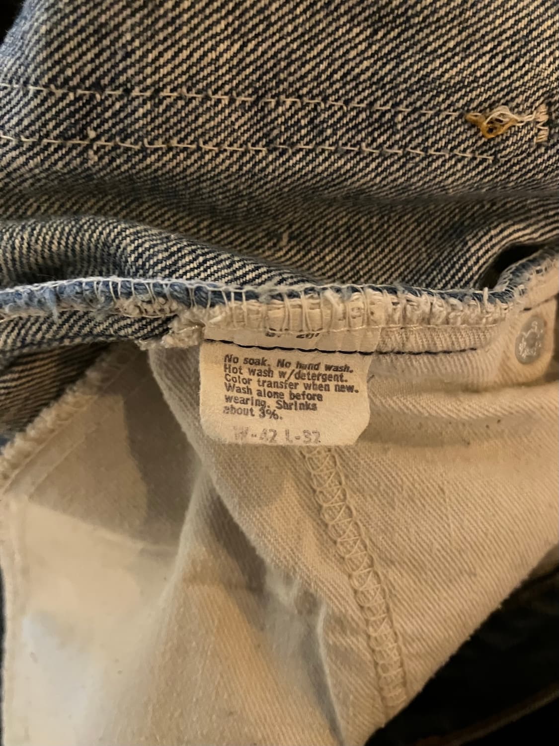 80s USA 빈티지 리바이스 517 부츠컷 데님 팬츠 상품이미지8