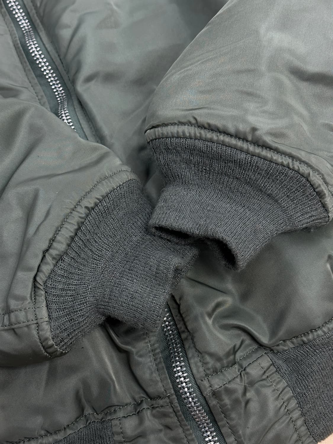 90s USAF Alpha 리버시블 MA-1 자켓 L 상품이미지8