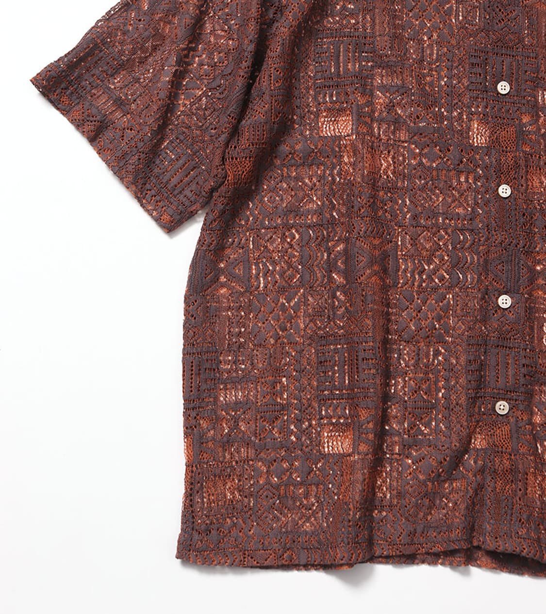 RAGEBLUE - 24SS SHEER LACE SHIRT 상품이미지7