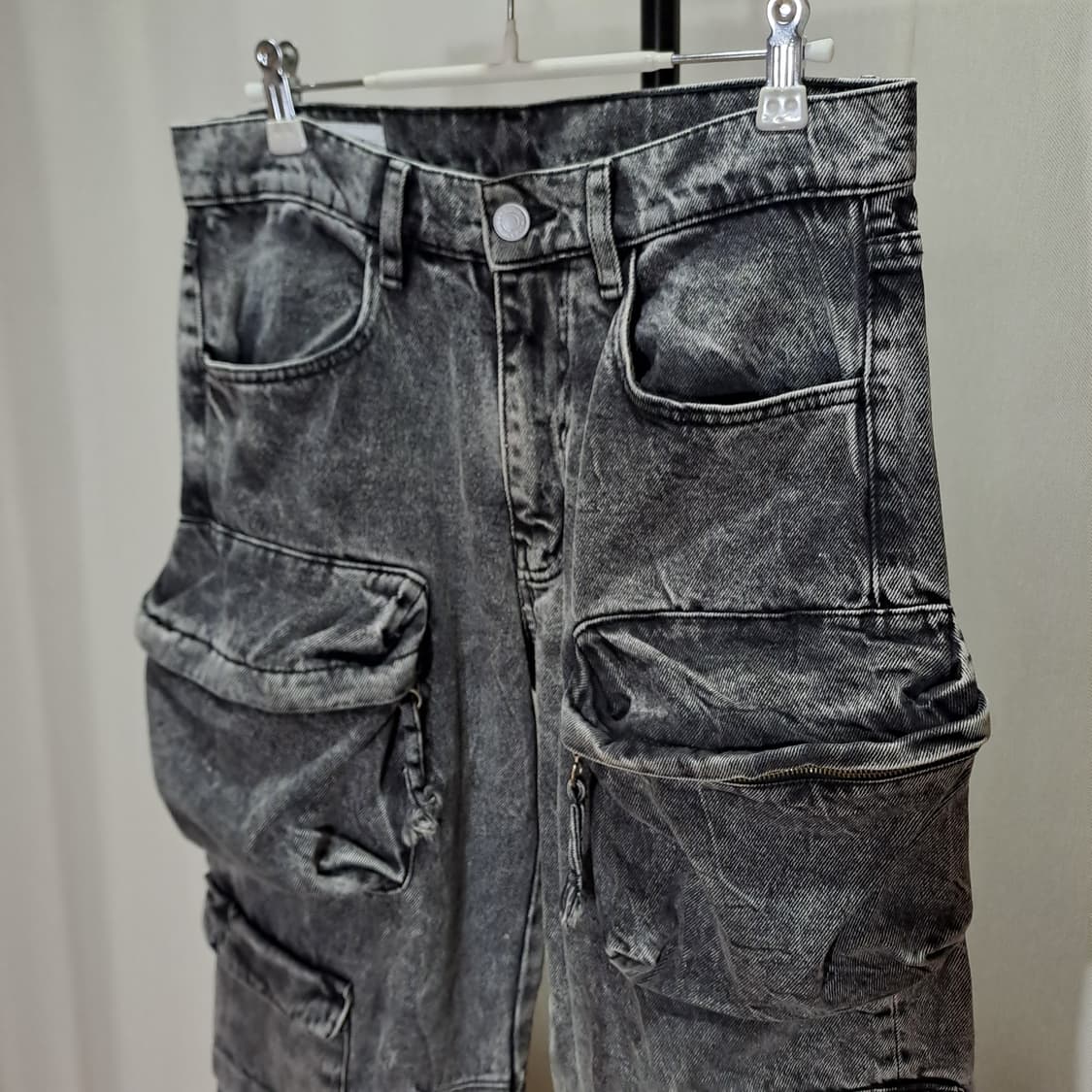 (택포) 자라 유틸리티 멀티 포켓 데님팬츠 30 B335 상품이미지3