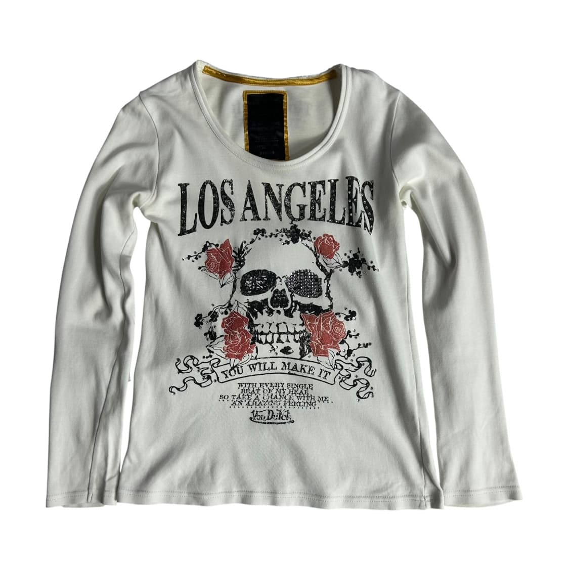 [Von Dutch] 본더치 펑크 스컬 프린팅 롱슬리브 상품이미지1