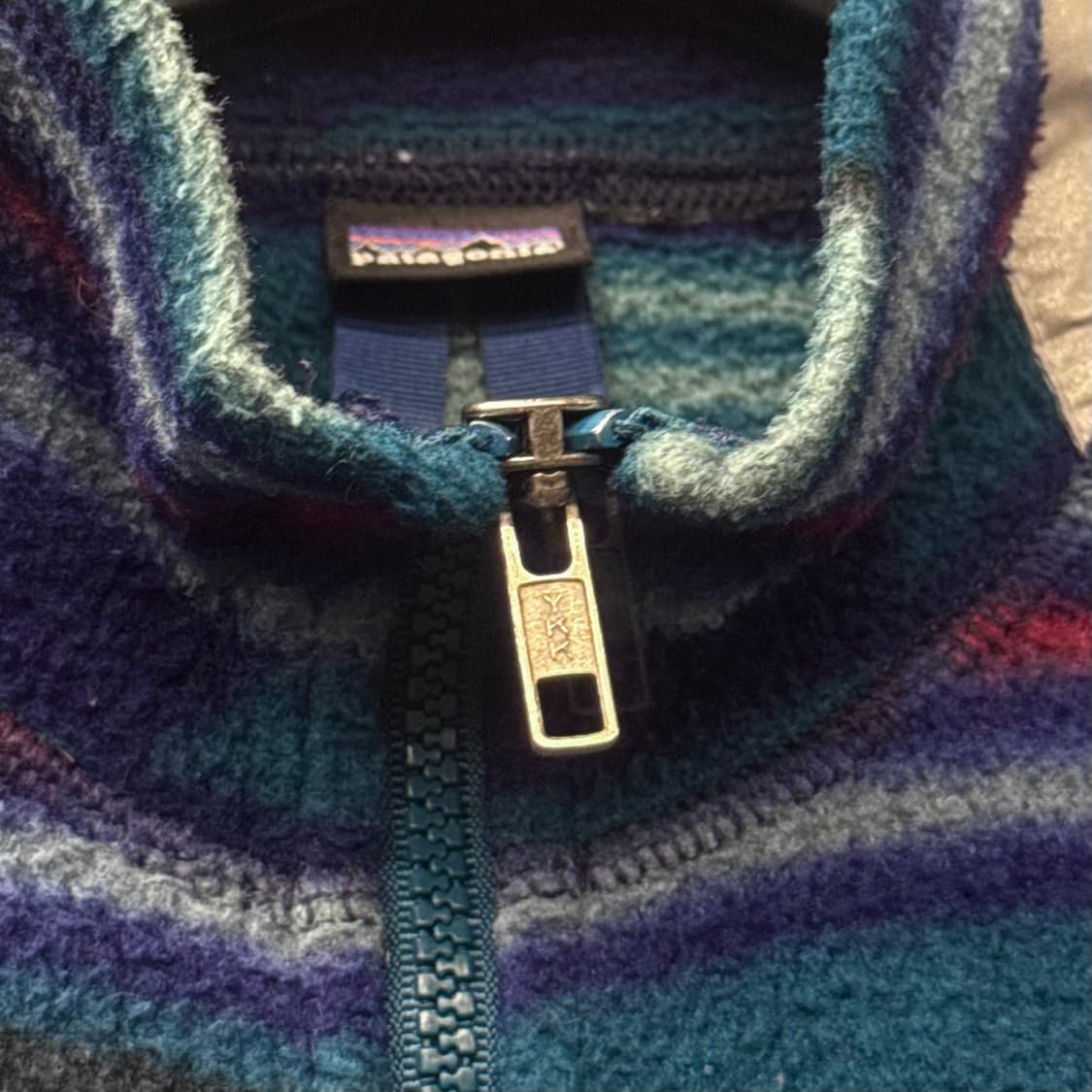 90s 파타고니아 네이티브 패턴 신칠라 하프 집업 풀 오버 플리스 상품이미지6