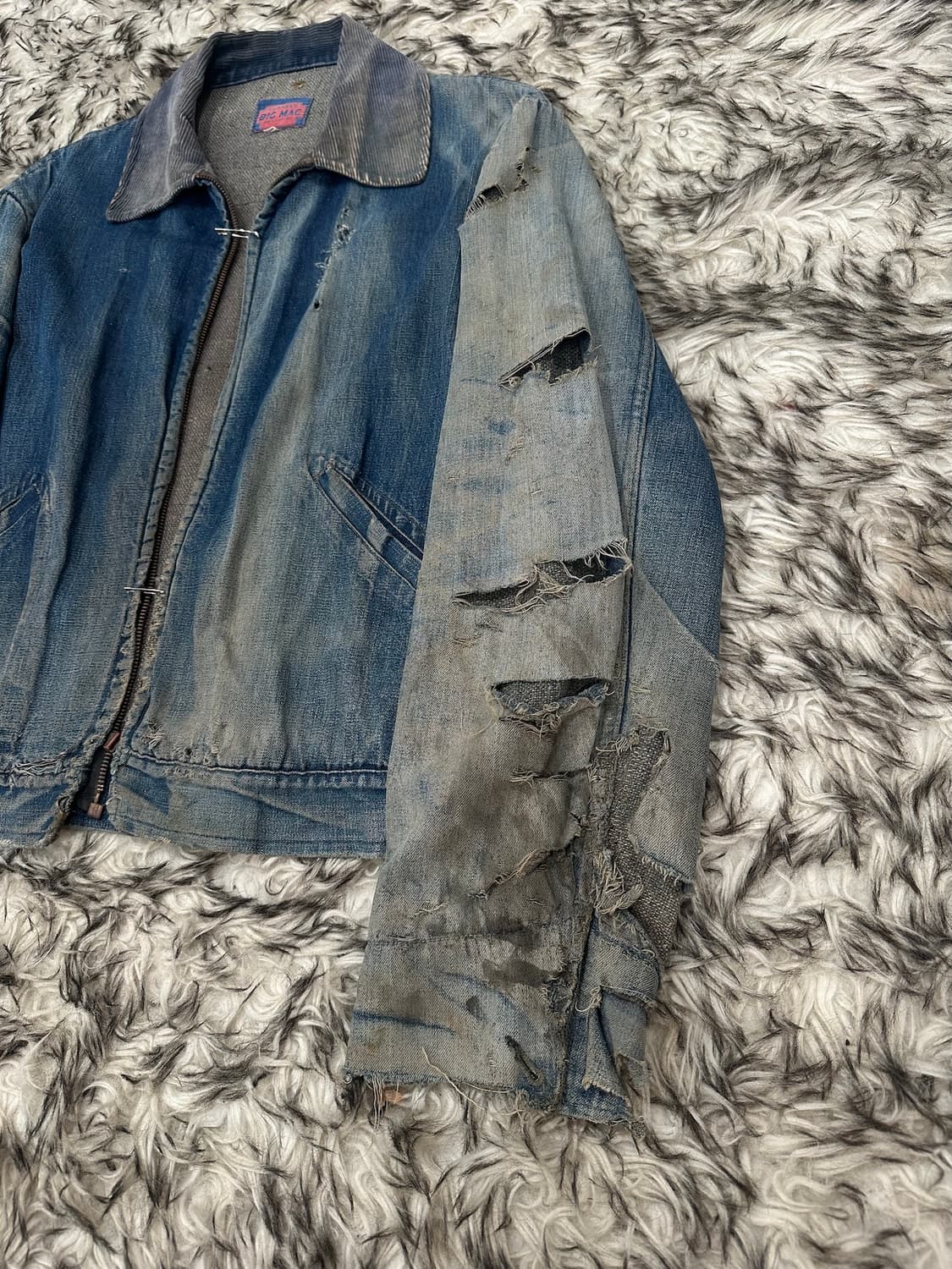 40s USA Big Mac Denim Work Jacket 상품이미지2