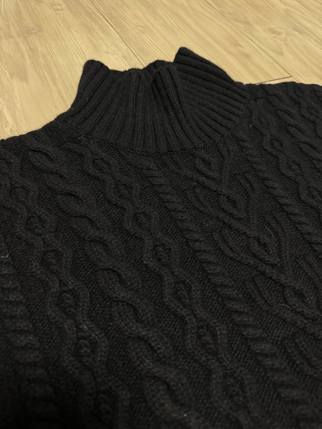 프루이 / 벌키 케이블 터틀넥 / 블랙 2 ( 100 ) 상품이미지4