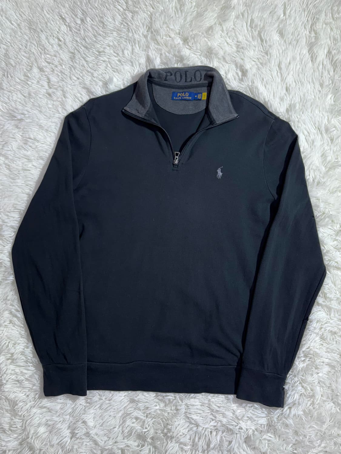 폴로 랄프로렌 QR 포니 반집업 니트  상품이미지3