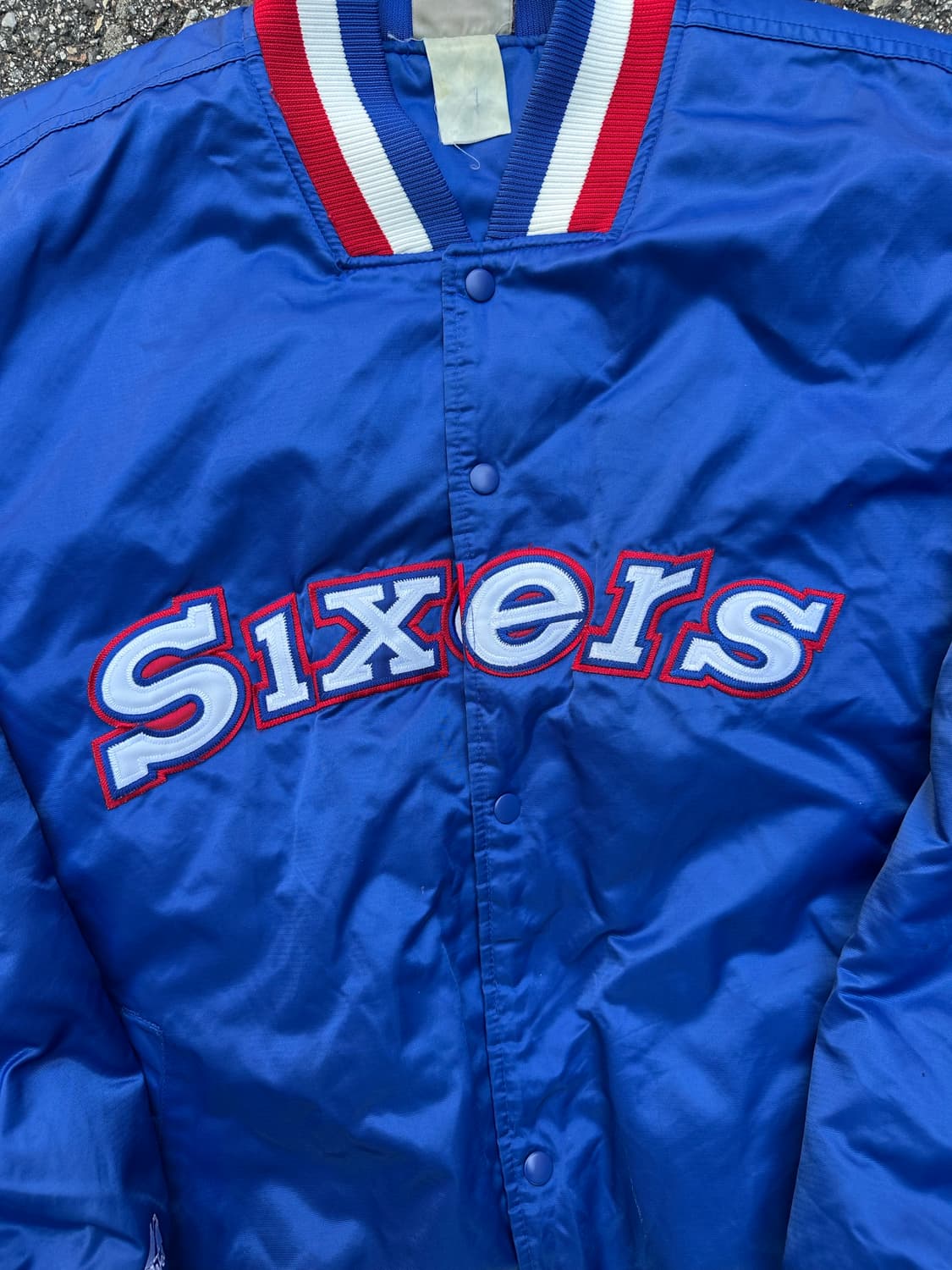 빈티지 90s 마제스틱 필라델피아 세븐티식서스 자켓 상품이미지2