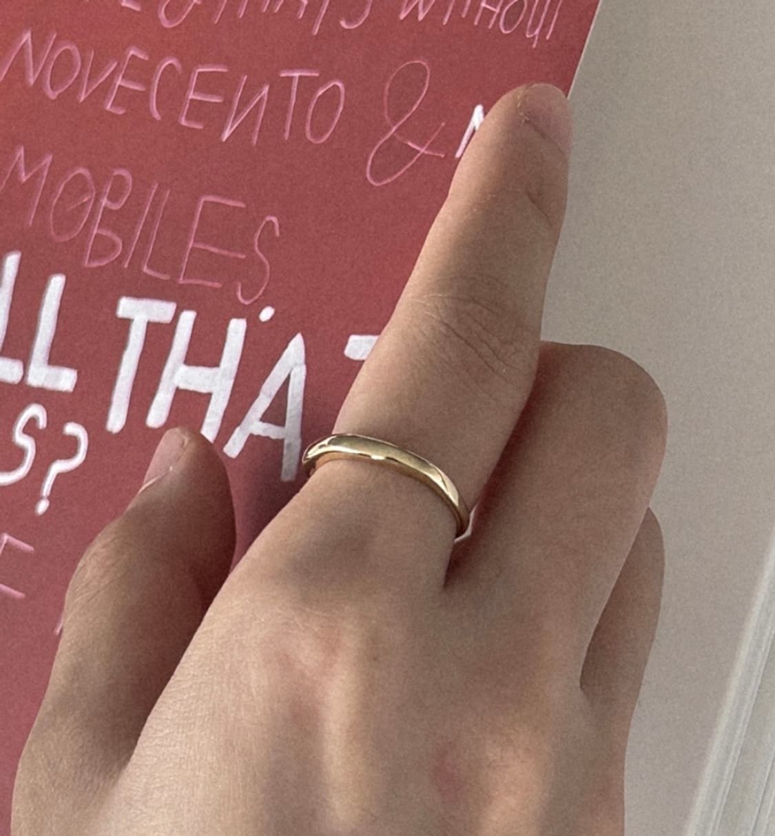 (새상품)반지 심플링 빈티지링 골드링 레이어드링 상품이미지1