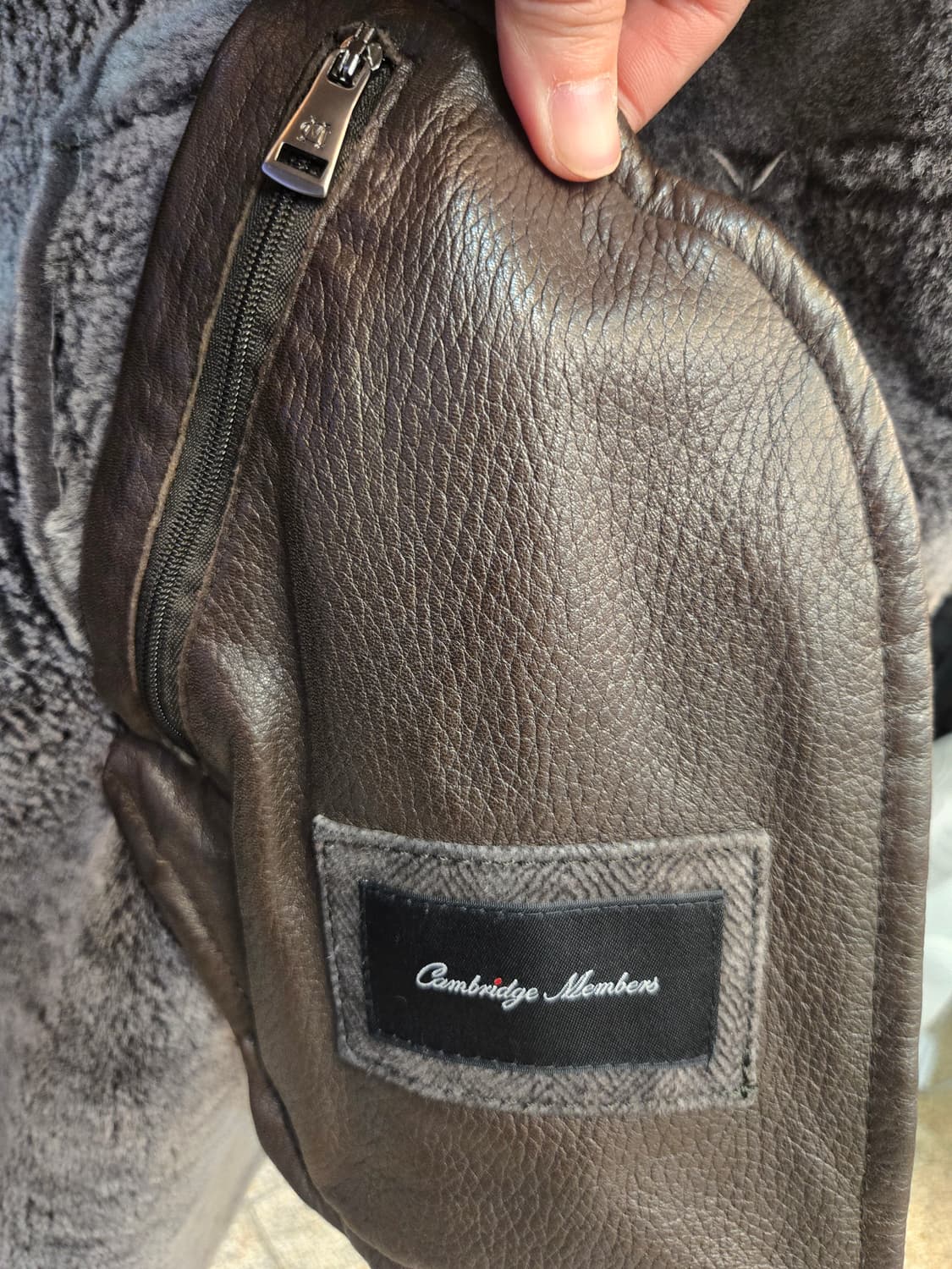 캠브리지 멤버스 (Cambridge Members) / 리얼 무스탕 코트 상품이미지5