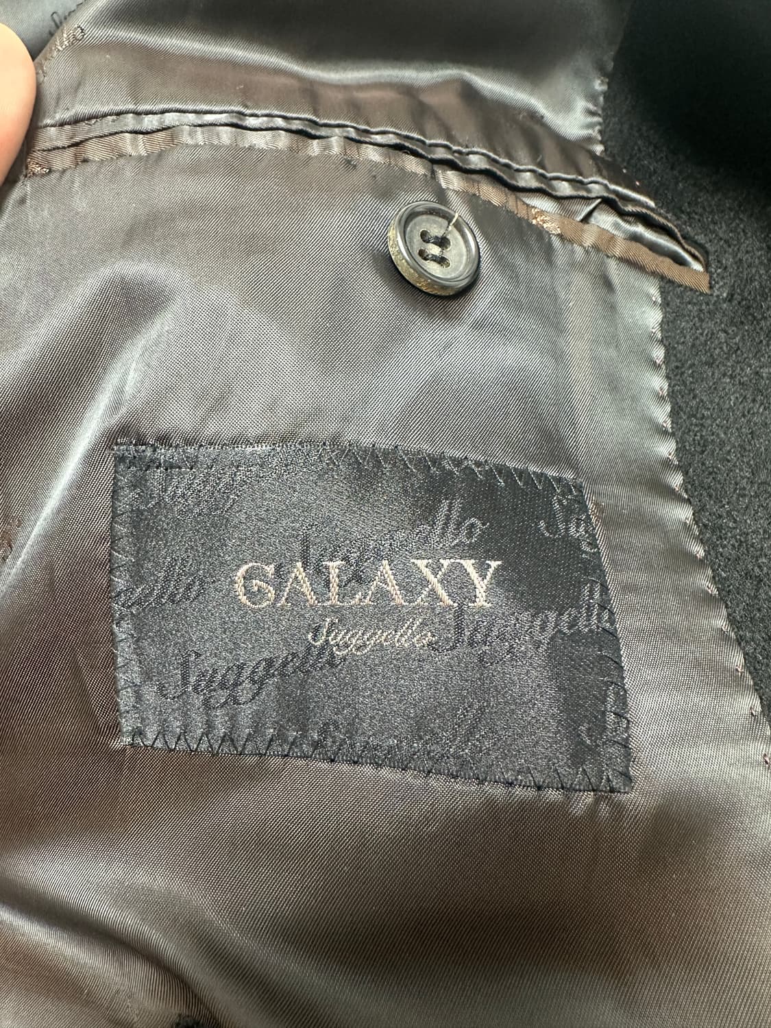 Jp vtg 캐시미어 100% 싱글 코트 상품이미지4