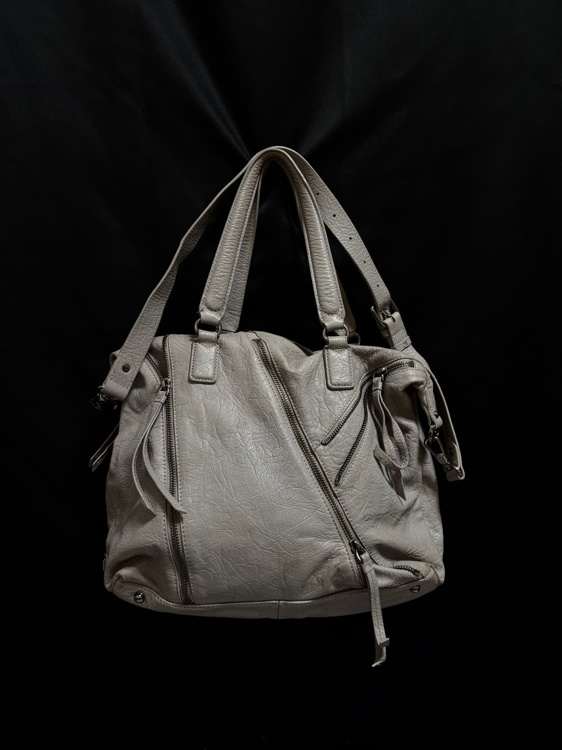 “Unknown” 00‘s Design Multi Zipper Grey  상품이미지3