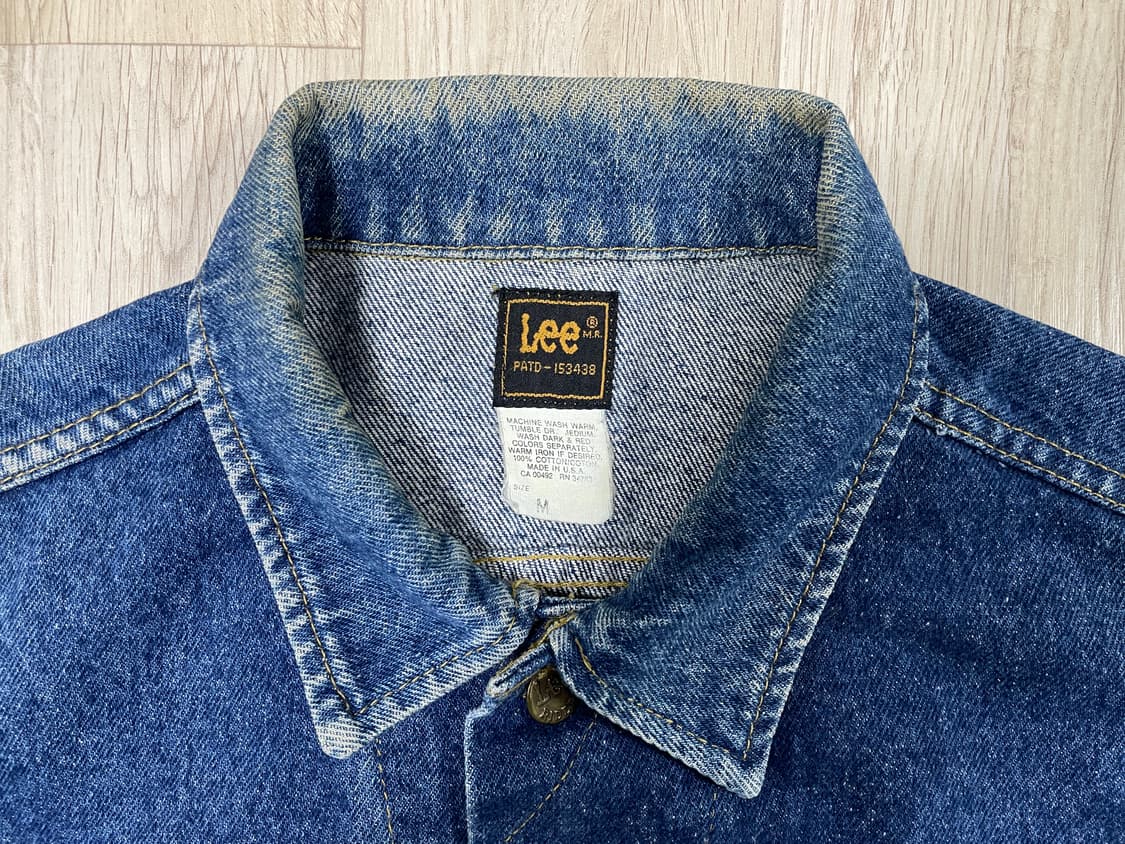 100~105) 80's Lee 진중청 스톤워싱 데님자켓(미국제)RRL 상품이미지3