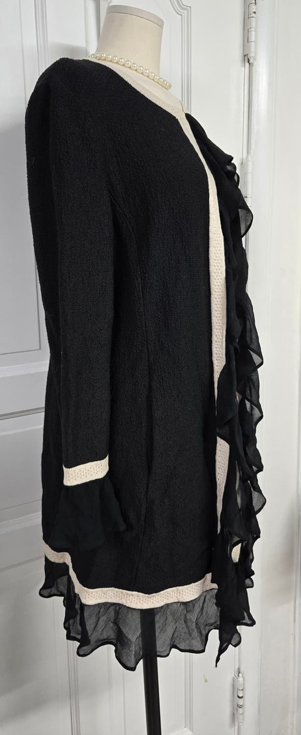 센존 러플 롱가디건 상품이미지3