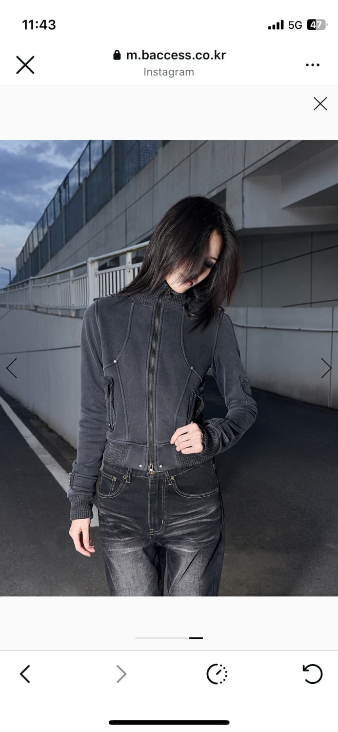 Lightinus 슬림핏 집업 M 상품이미지1