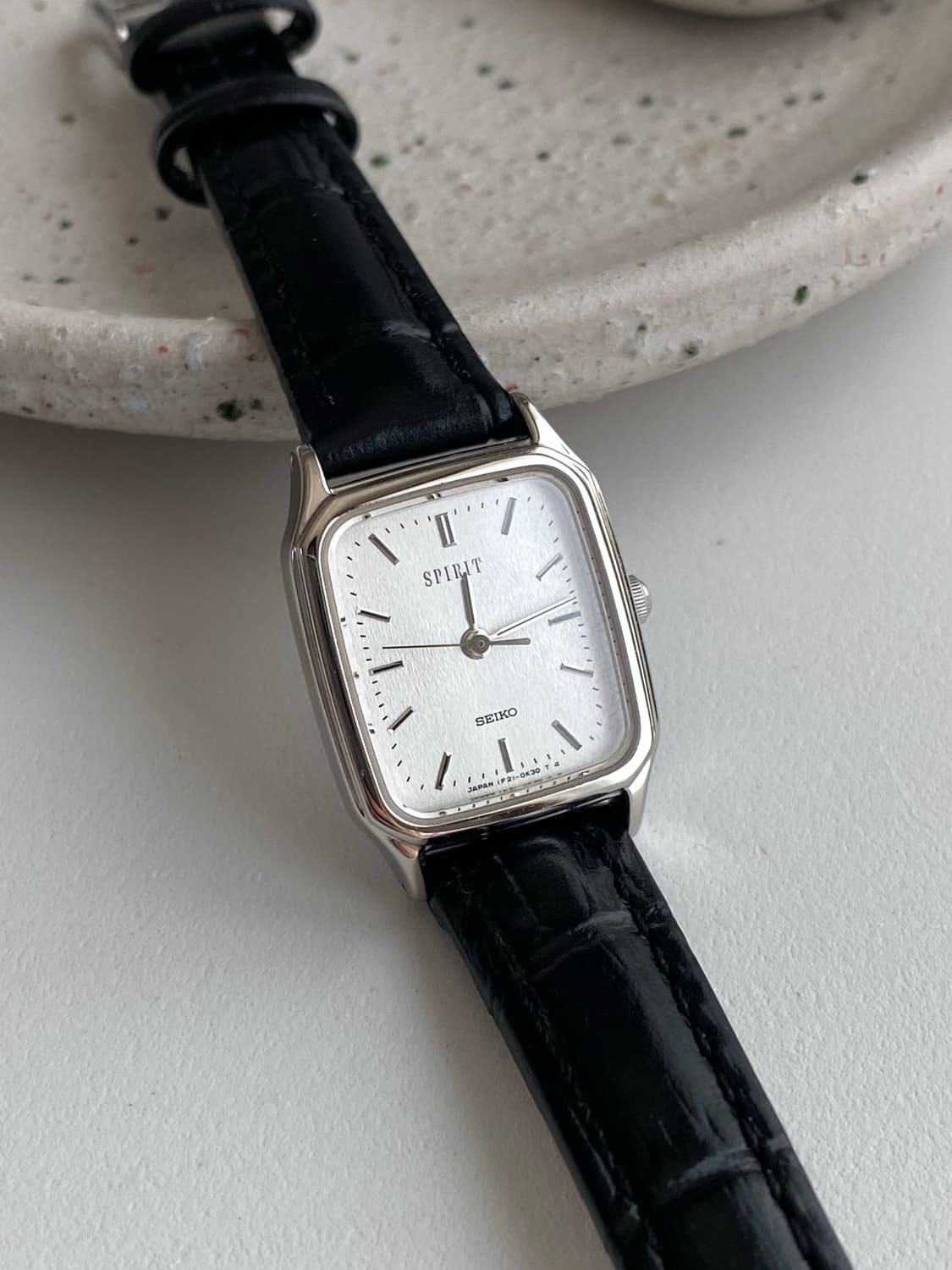 Seiko 세이코 spirit 스피릿 스퀘어 실버 쿼츠 상품이미지2