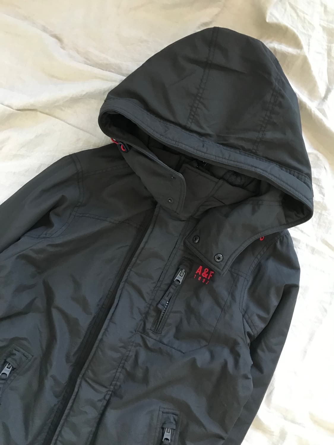 아베크롬비 자수로고 블랙 헤비 자켓 상품이미지6