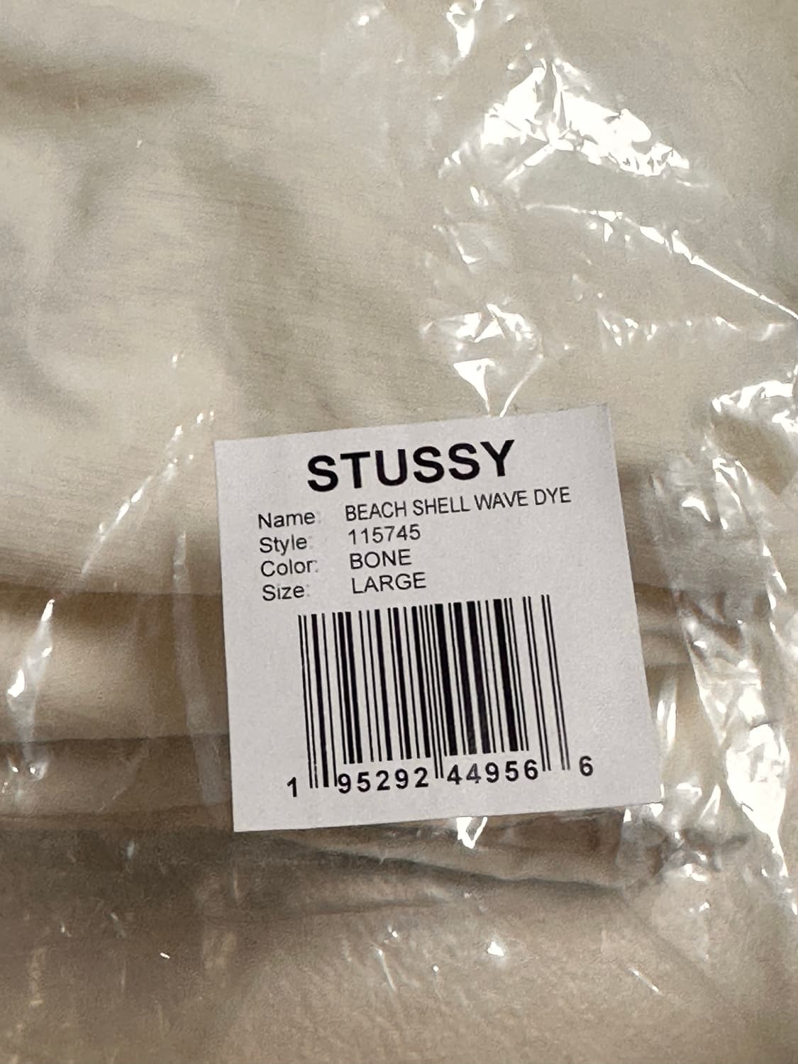 스투시 웨이브 다이 비치쉘 자켓 바람막이L 새상품 상품이미지4