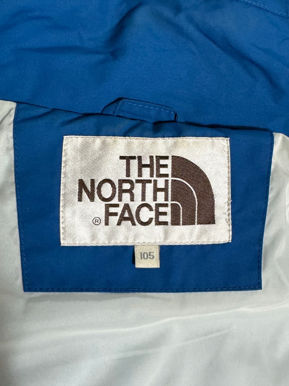 노스페이스 블루 미드로고 바람막이 윈드브레이커 자켓 105(XL) 상품이미지7