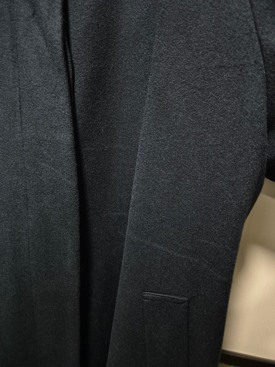 JPN빈티지.Pure Cashmere 퓨어 캐시미어 청록색 코트 상품이미지4