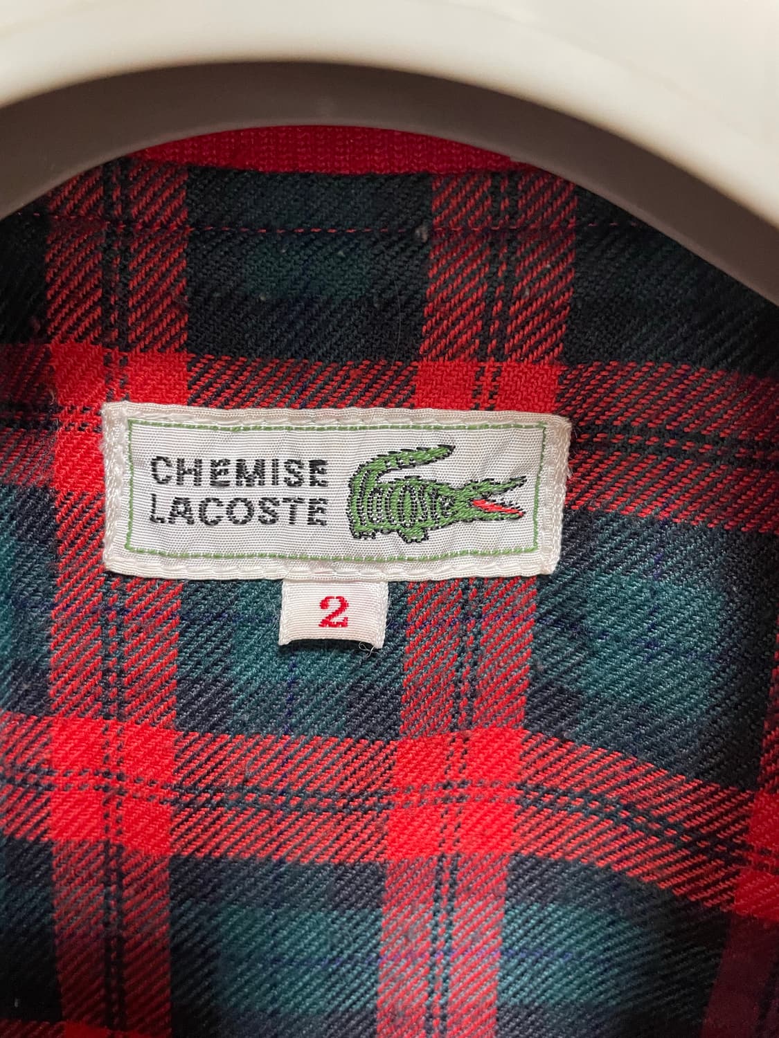 일본판 라코스테 레드 블루종 점퍼 자켓 상품이미지5