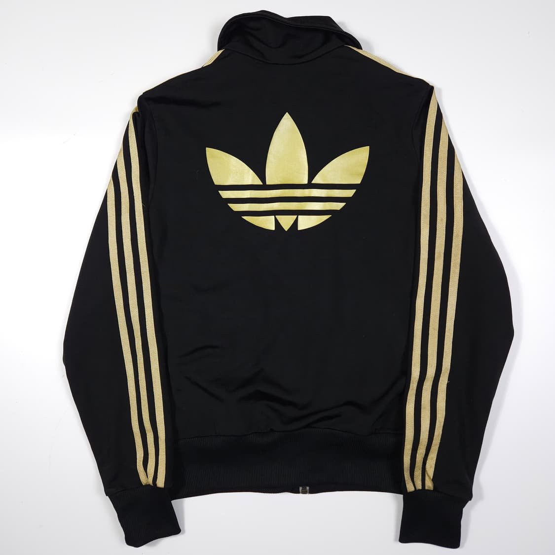 아디다스 파이어버드 빅로고 트랙탑 검/금 상품이미지3