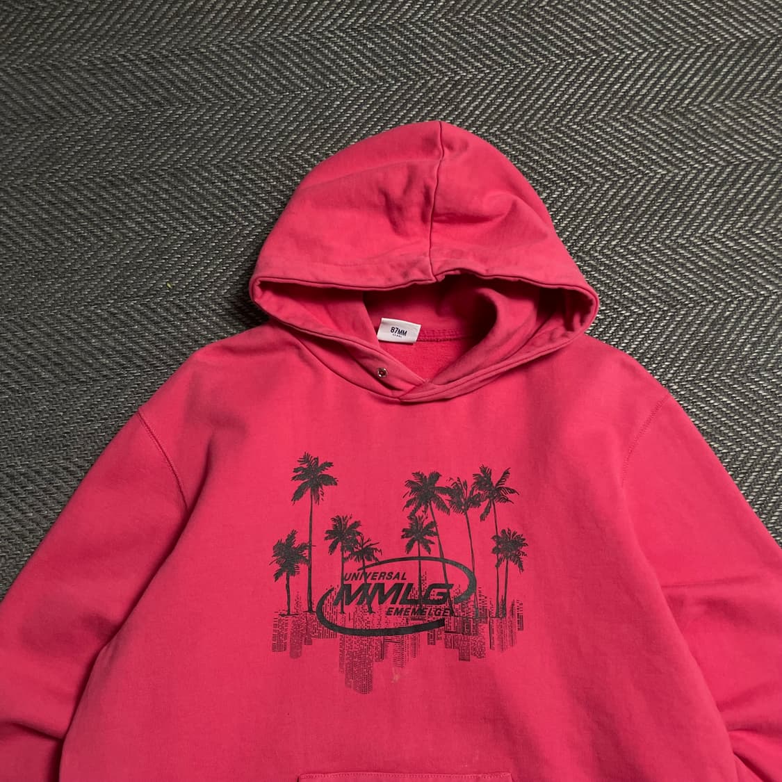87mm Mmlg 빅로고 박시핏 후드 티셔츠y 5408 상품이미지3