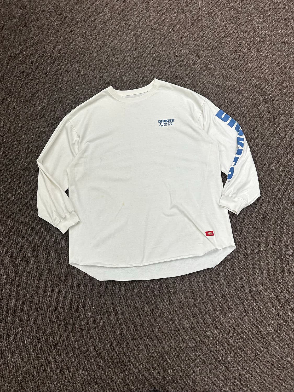 OS)Dikies vintage 프린팅 화이트 롱슬리브 상품이미지1