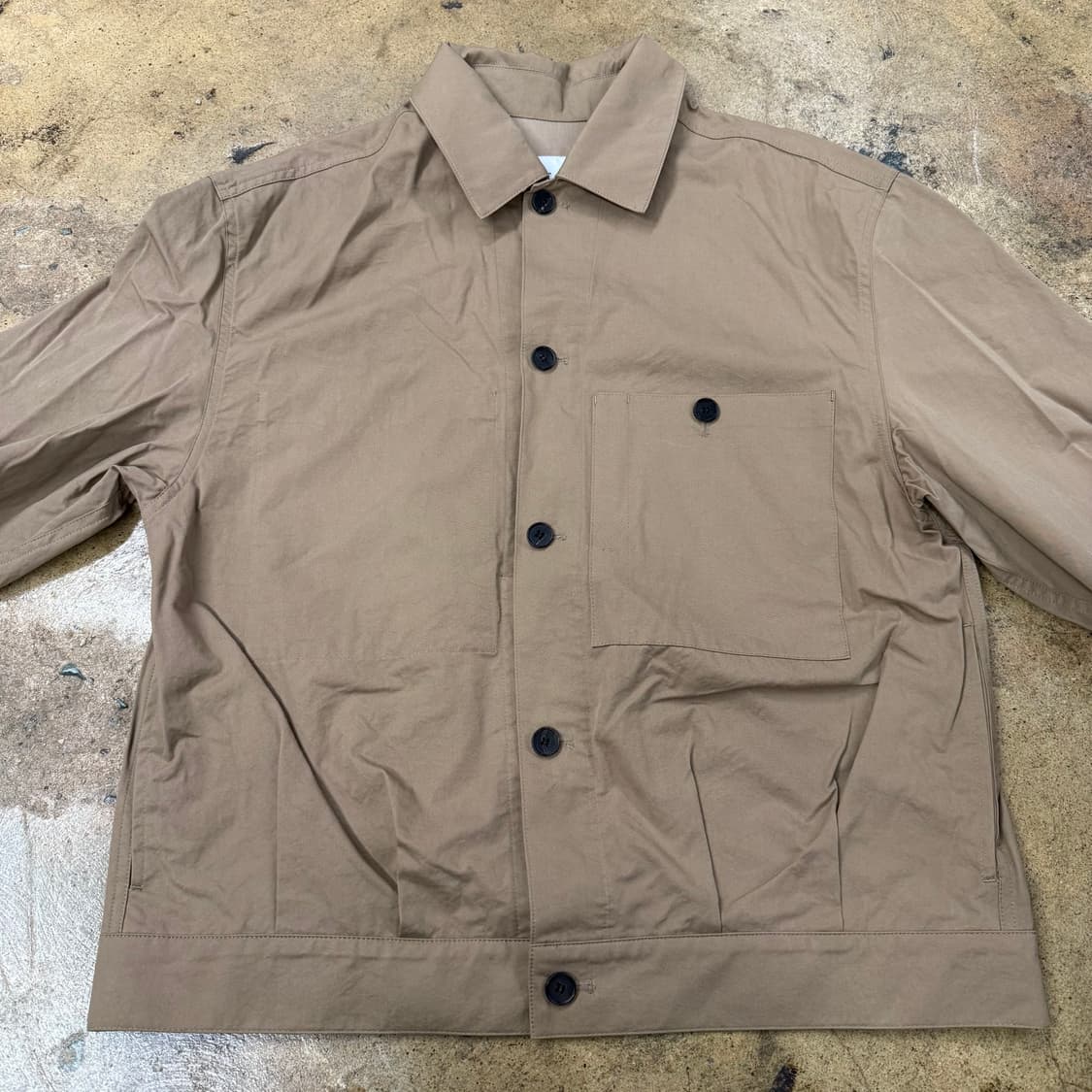 [정품/M] 아트 이프 액츠 브라운 셔츠 자켓 b16 상품이미지3
