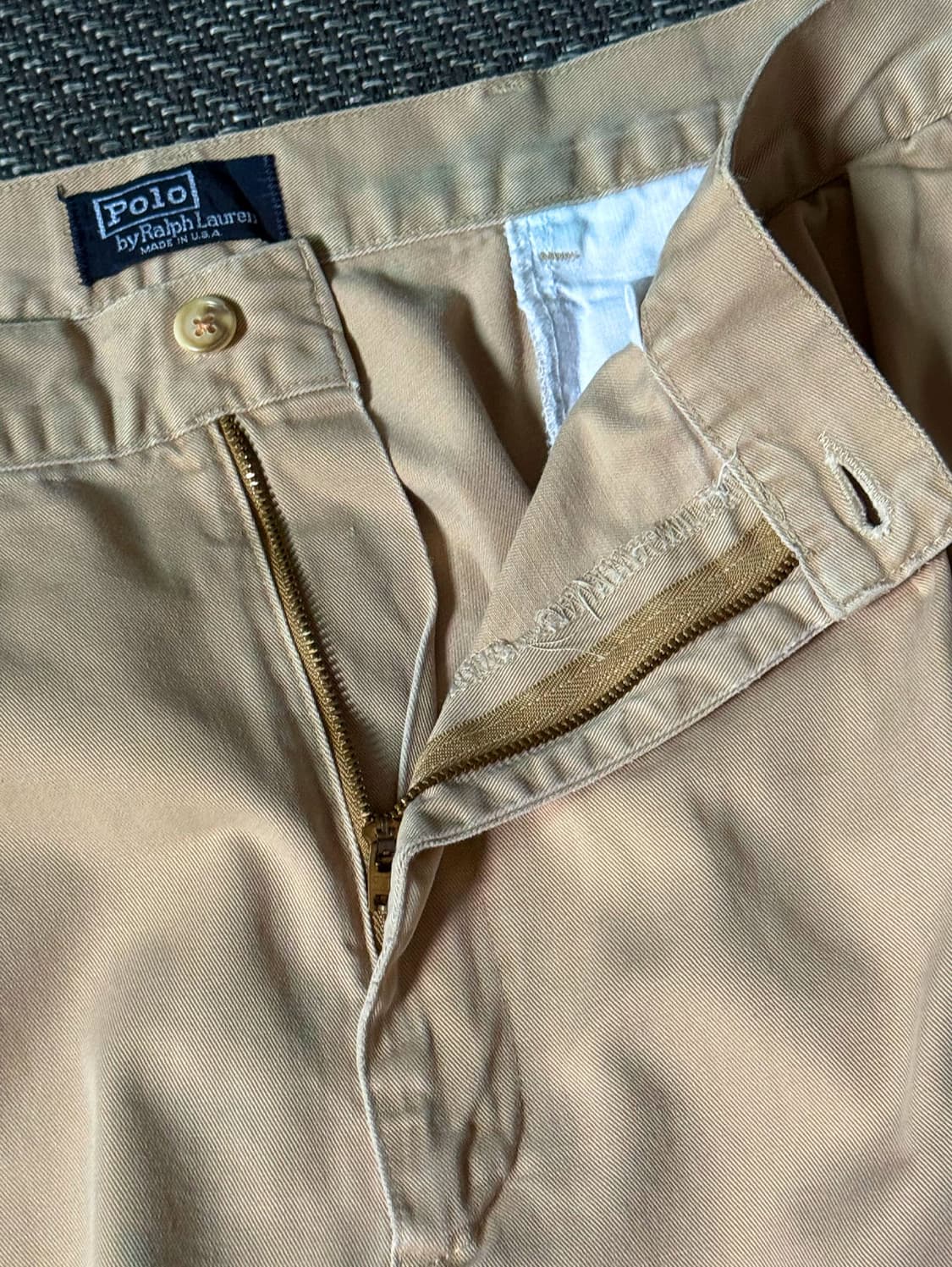 (36) 80s USA 폴로 랄프로렌 더블 플리츠 치노 팬츠 상품이미지3