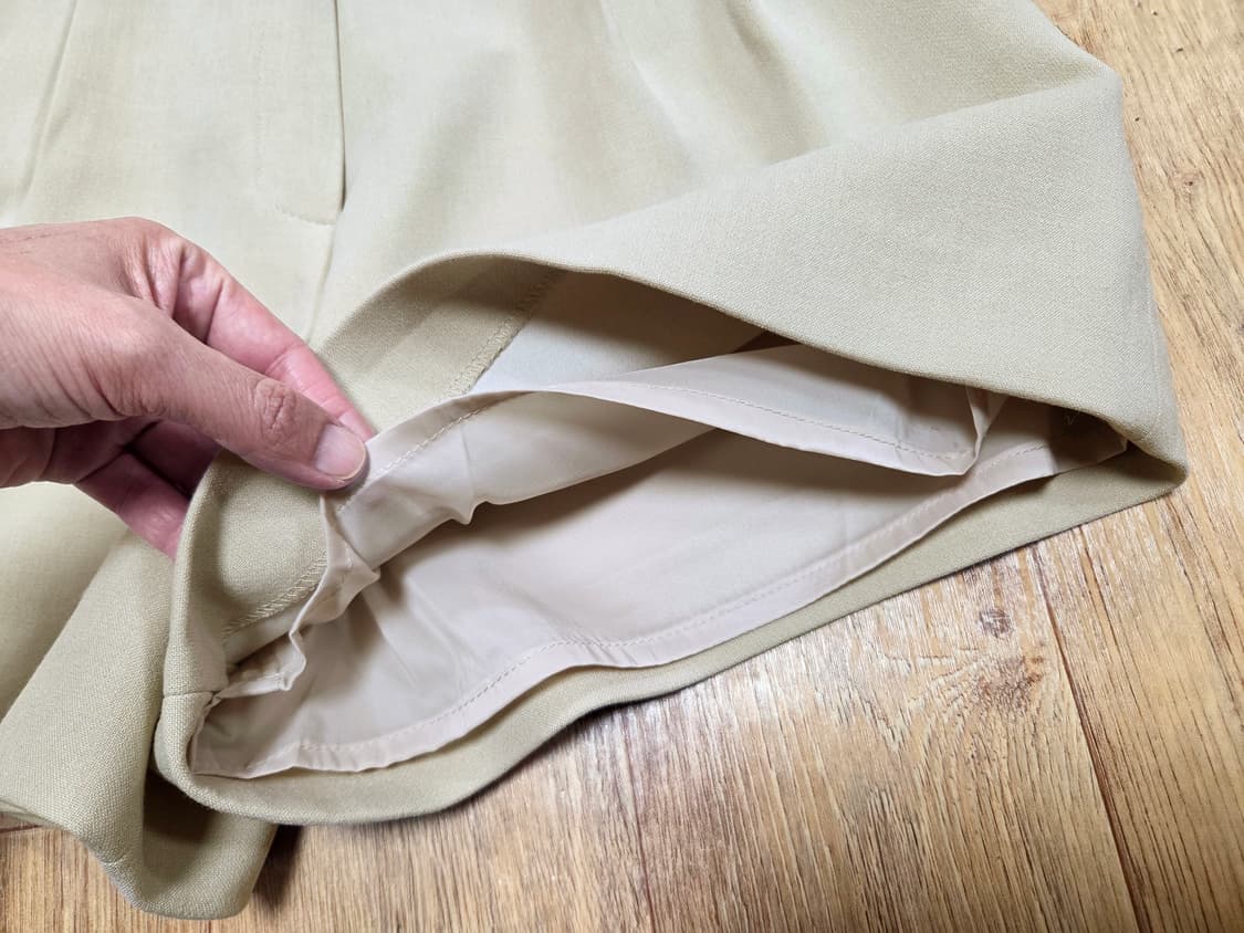 타낫(tannat) 모던 핀턱 숏팬츠 66 새상품 상품이미지5