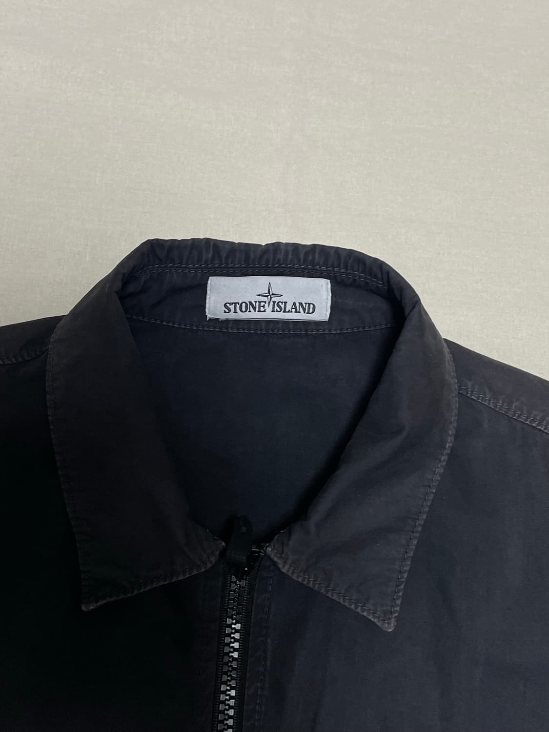 스톤아일랜드 올드이펙트 오버셔츠 블랙 [XL] 상품이미지3
