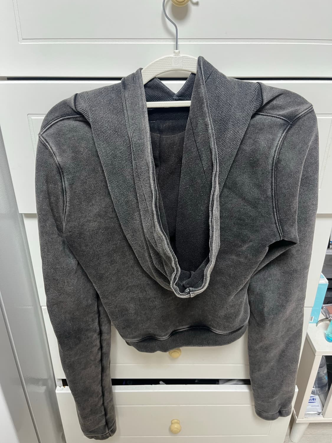 오도어 크롭후드 스카프포함 상품이미지3