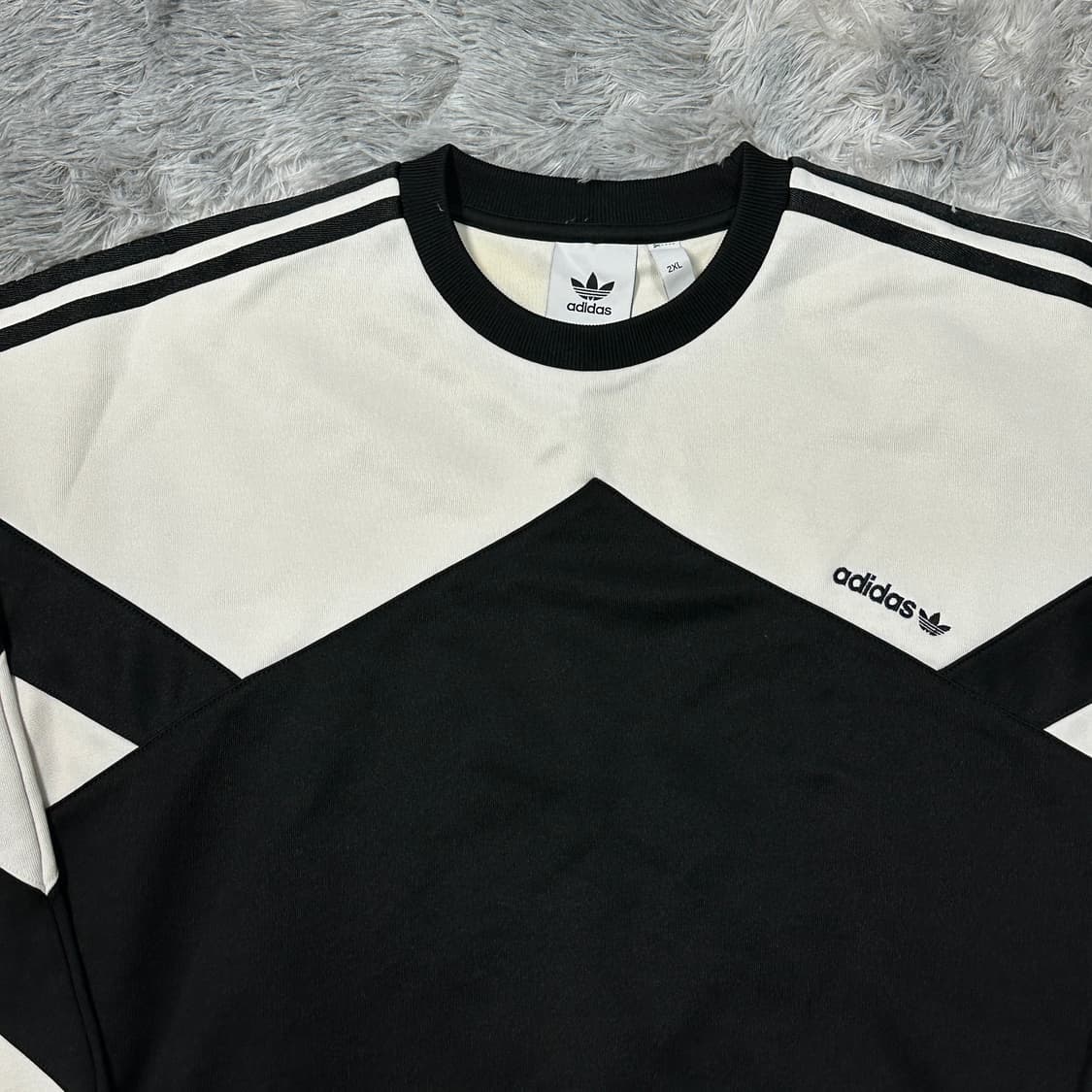 아디다스 트랙탑 크루 맨투맨 오레오 2XL 상품이미지2