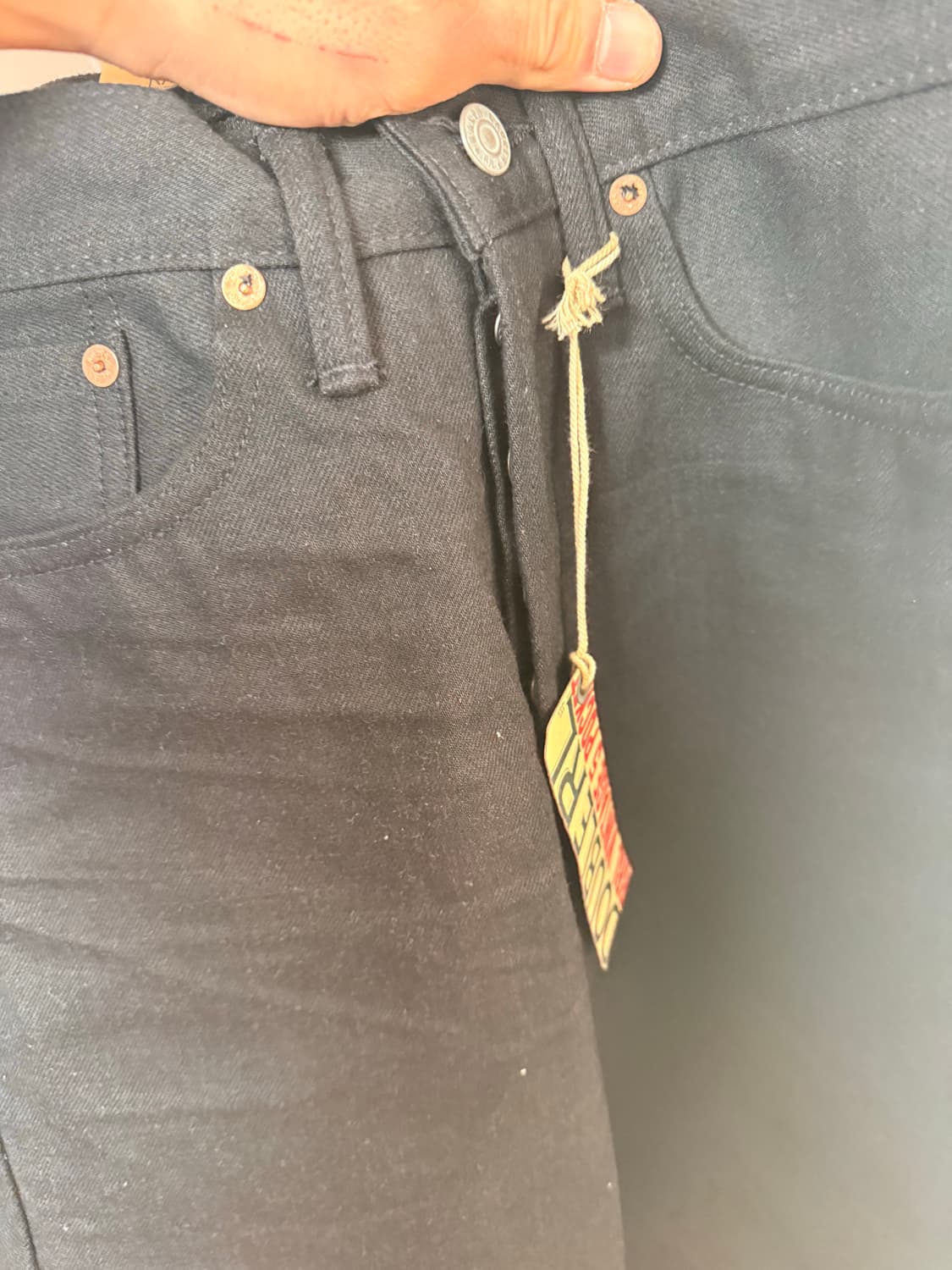 RRL 빈티지 파이브포켓 블랙온블랙 상품이미지2