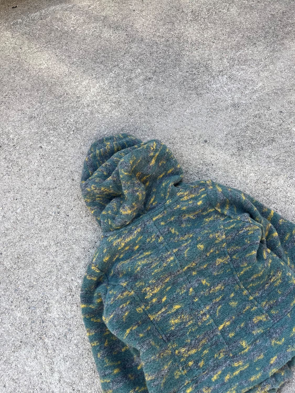 Vintage 울 혼방 사선 지퍼 후드자켓  상품이미지5