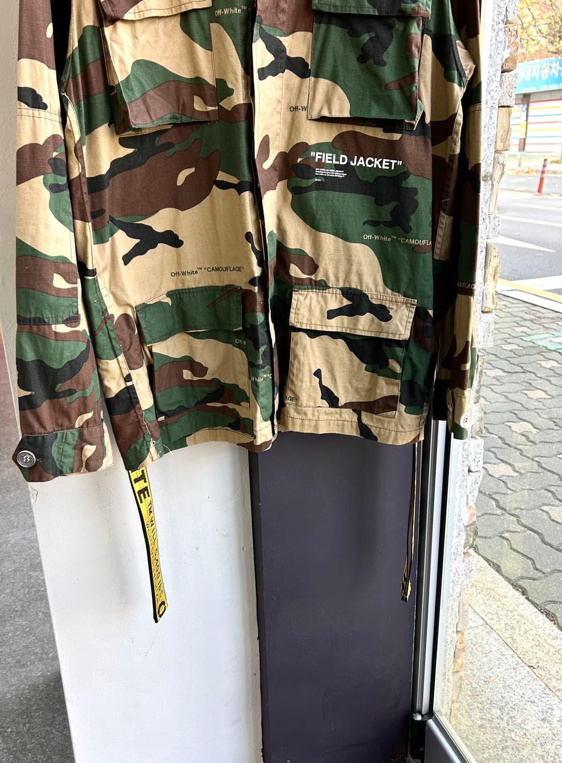 M/ 오프화이트 카모플라주 필드 자켓 상품이미지5