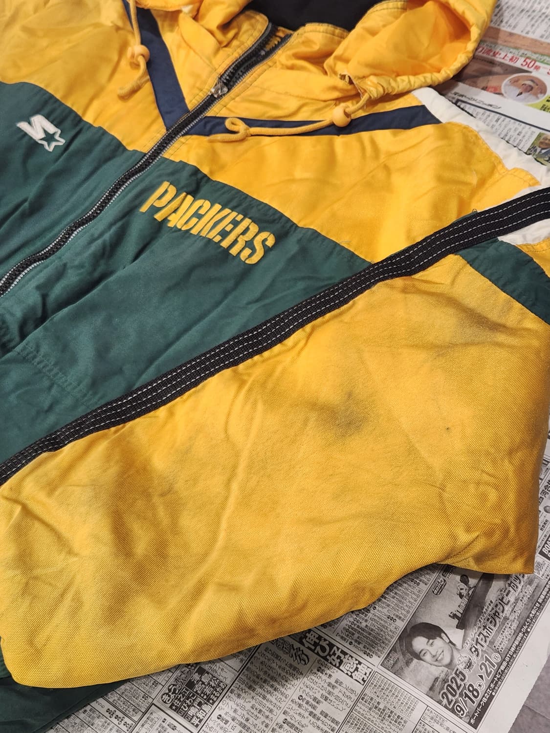 90's STARTER 그린베이 패커스 팀자켓 M 상품이미지2