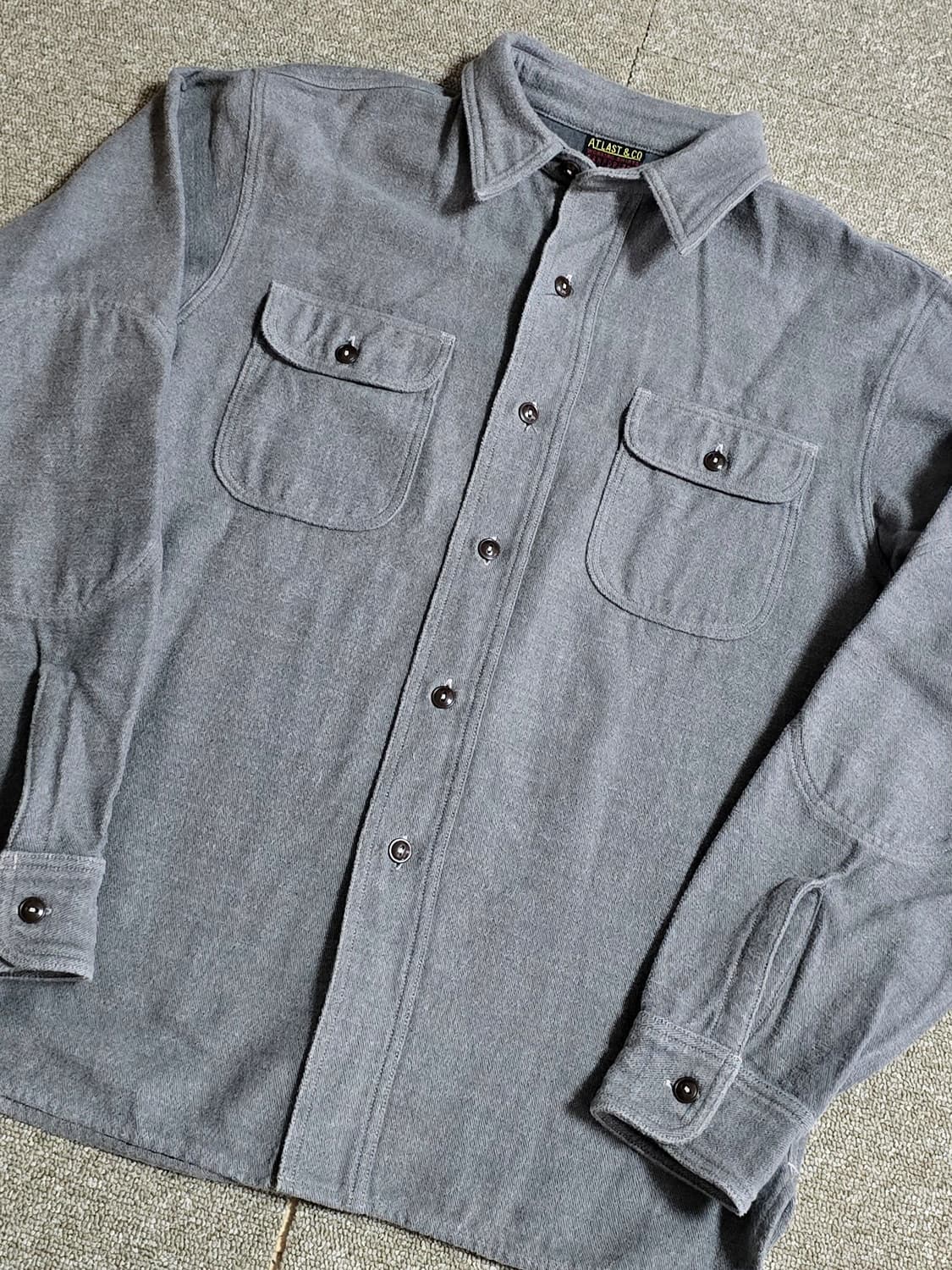 타임원클로딩 엣라코 워크셔츠 15H 부처프로덕츠 엣라스트 ATLAST 상품이미지2