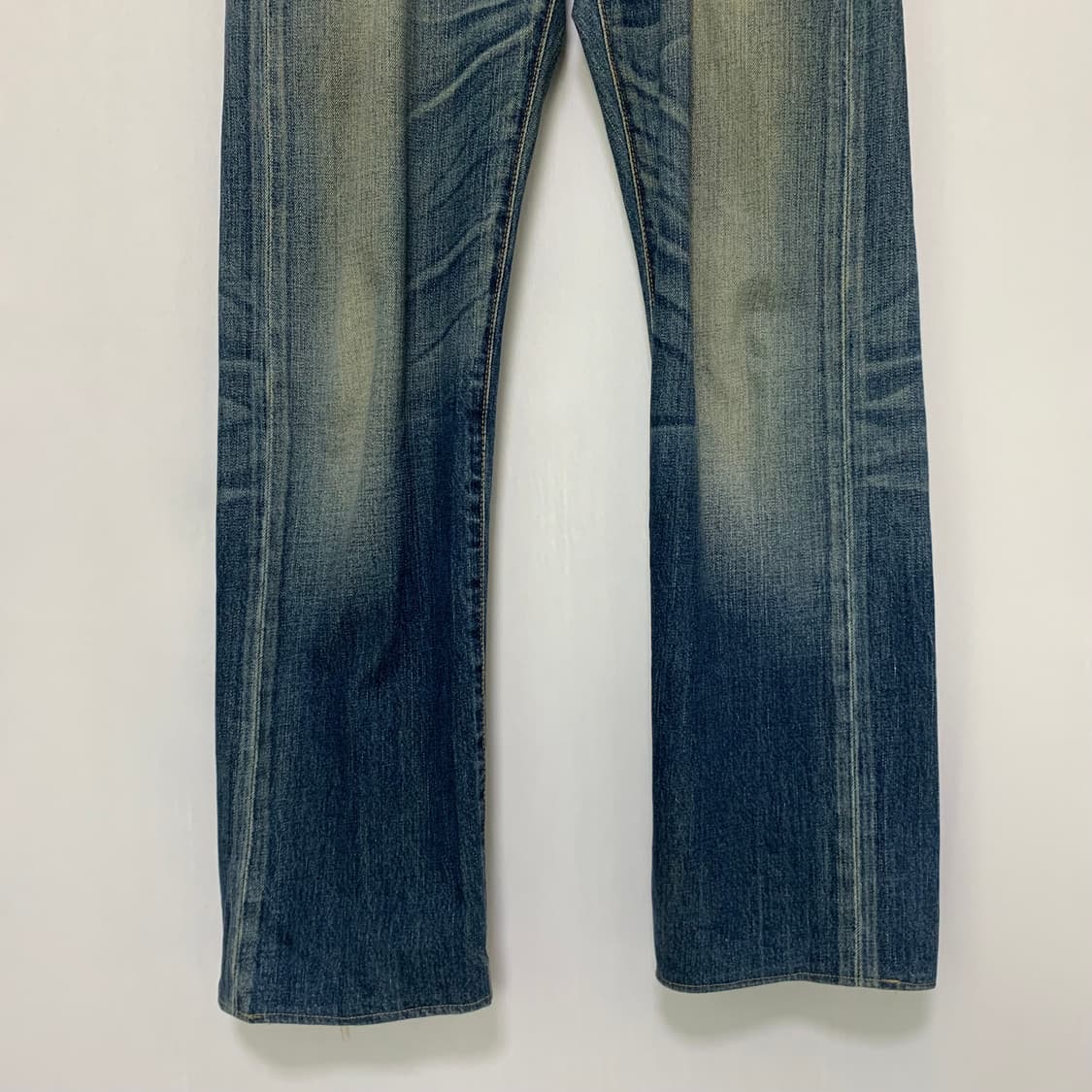 리바이스 502 데저트 캣워싱 빈티지 데님팬츠 중청 31-32인치 상품이미지3