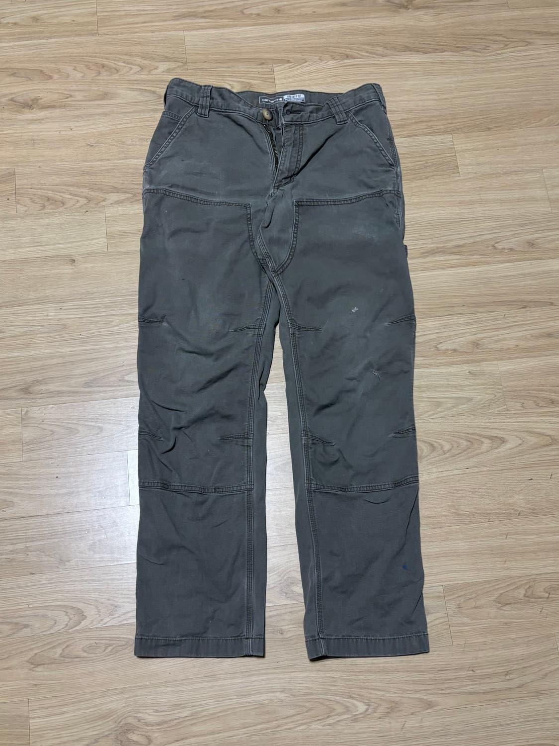 칼하트 더블니 모스그린 릴렉스핏 31x32 빈티지 BN2802-M 상품이미지2