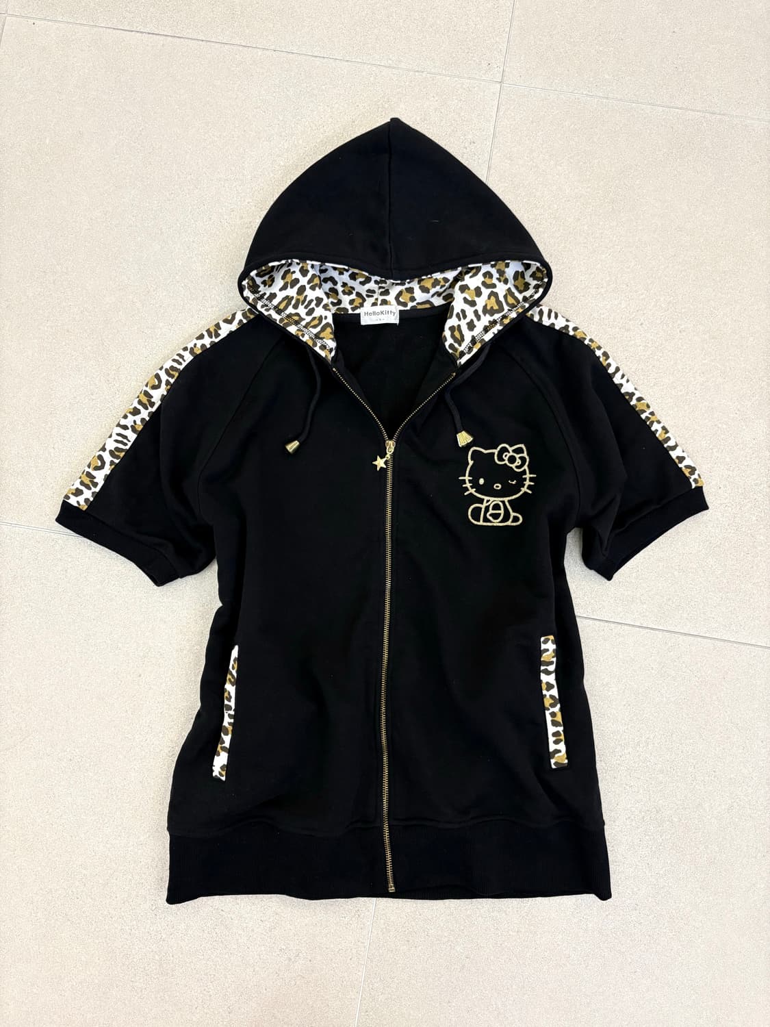 호피 키티 반팔 트레이닝 셋업 상품이미지2