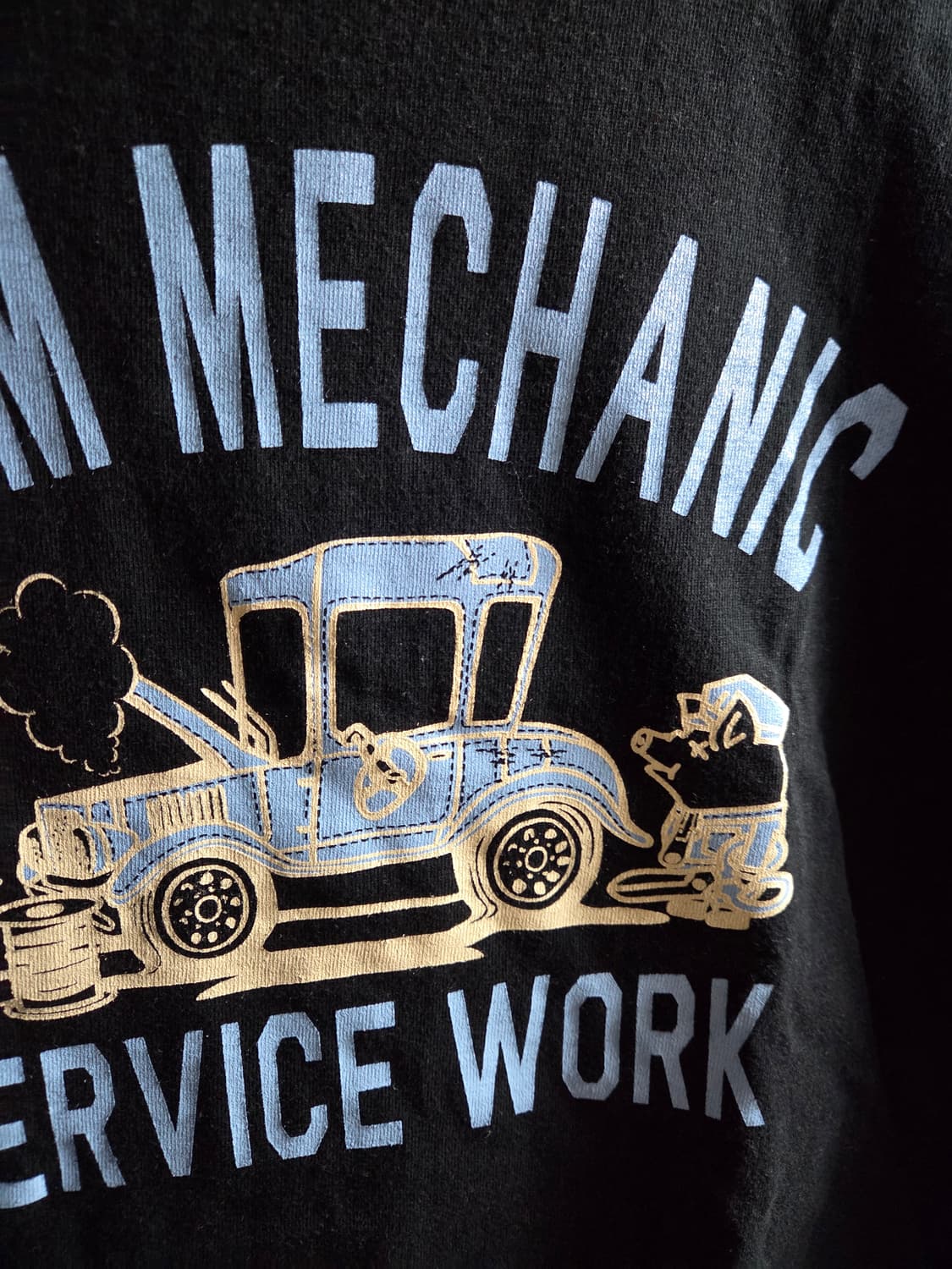 스튜디오 다치산 프린팅 긴팔 티셔츠 블랙 XL 상품이미지4