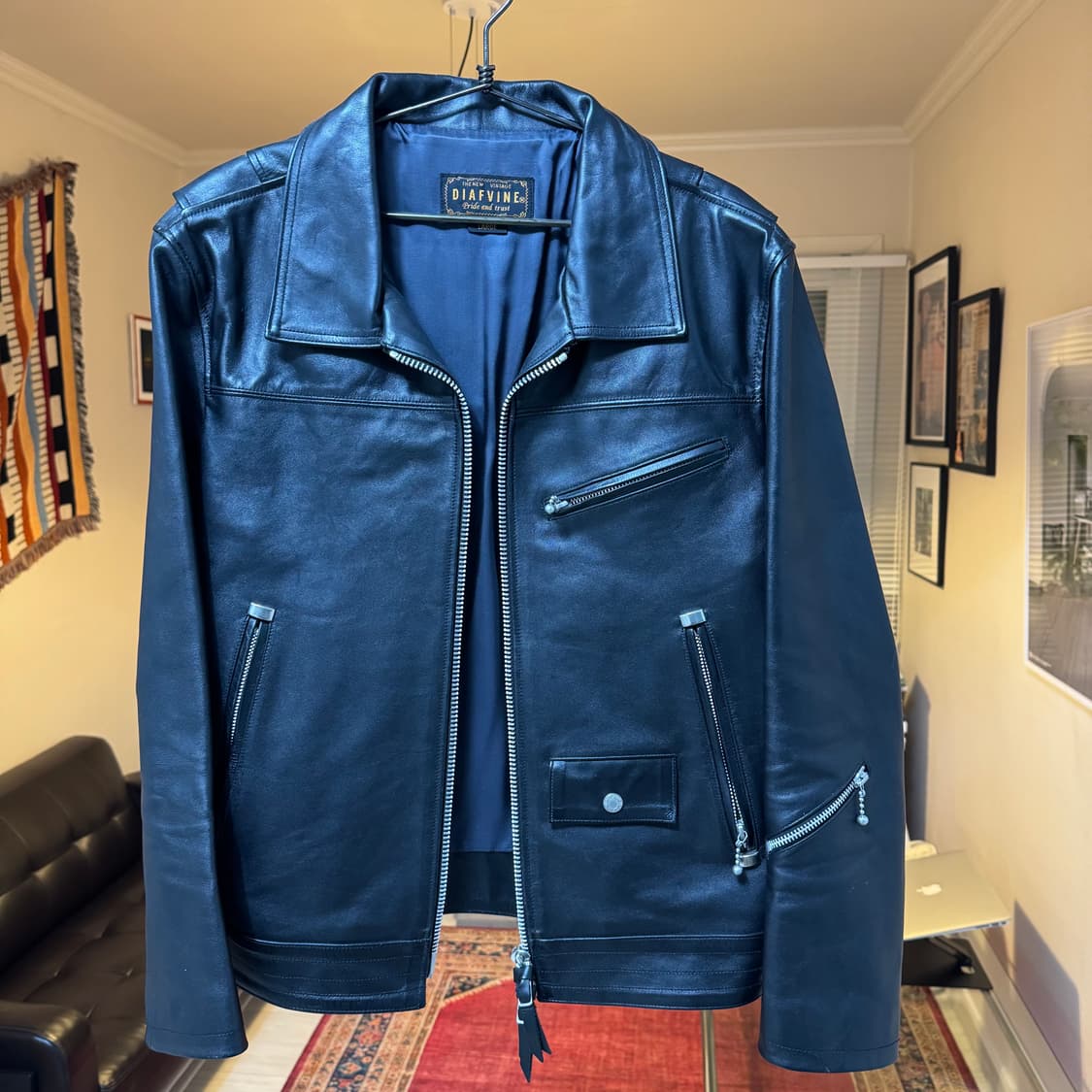디아프바인 가죽자켓 상품이미지1
